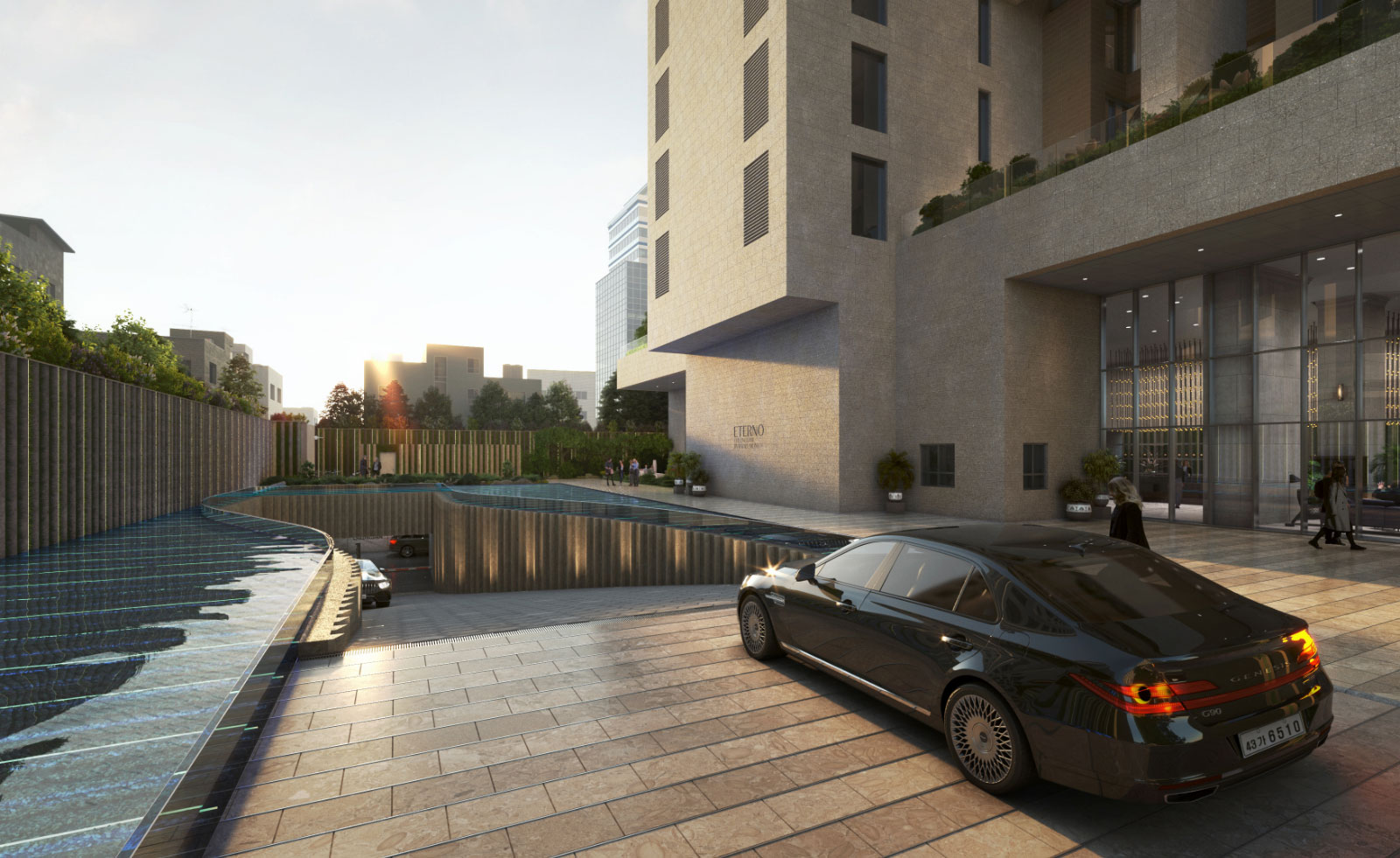 communal space – driveway